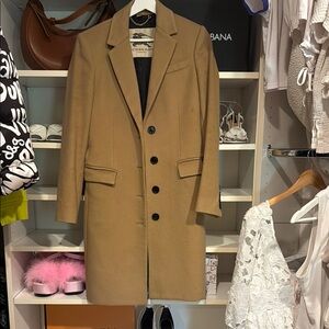 Burberry Tan Wool Coat
